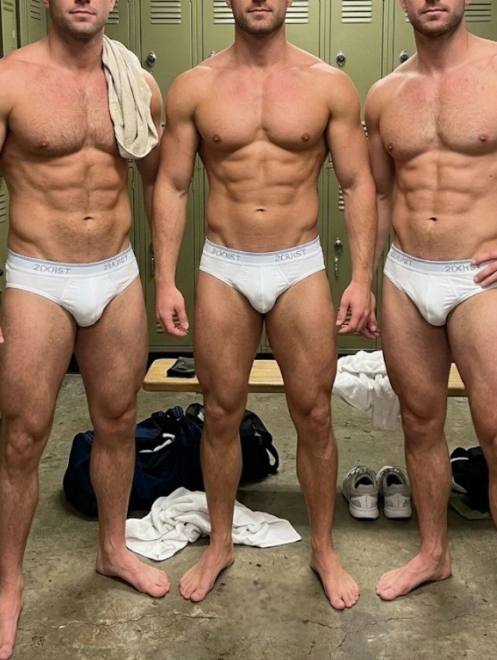 3 Pack White Briefs